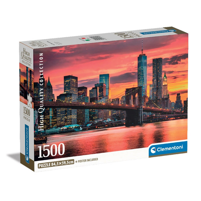 CLEMENTONI 1500h. EAST RIVER AT DUSK puzzle