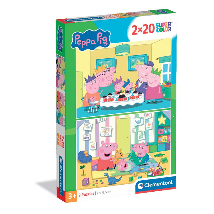 Clementoni children's puzzle of 2 x 20 pieces - Peppa Pig