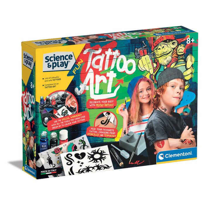 CLEMENTONI SCIENCE PLAY LABO TATTOOS