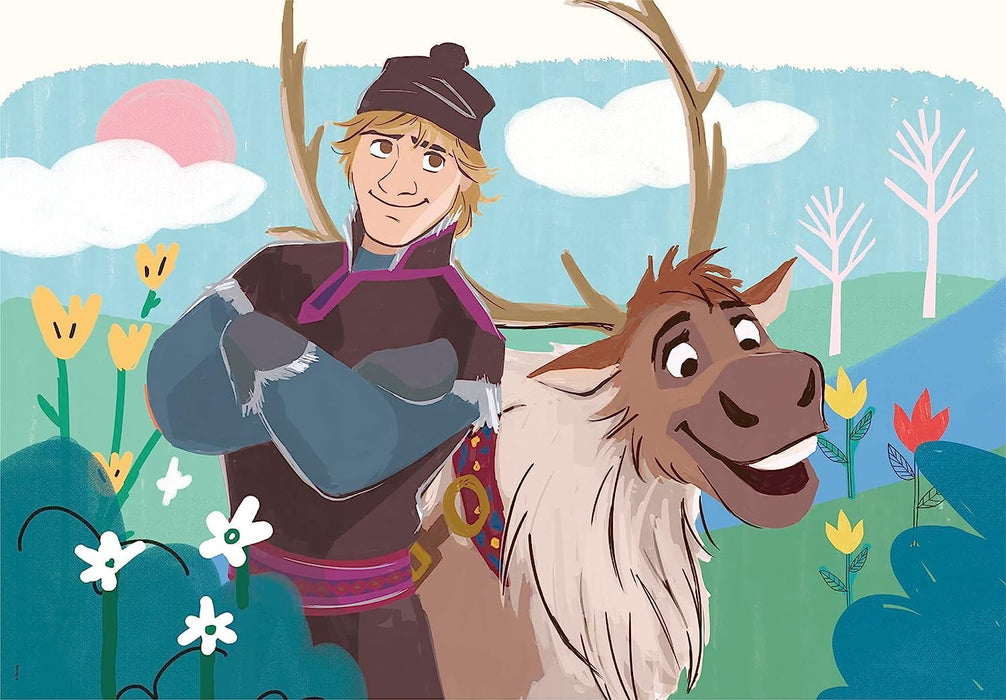 Clementoni puzzle of 3 x 48 pieces - Frozen