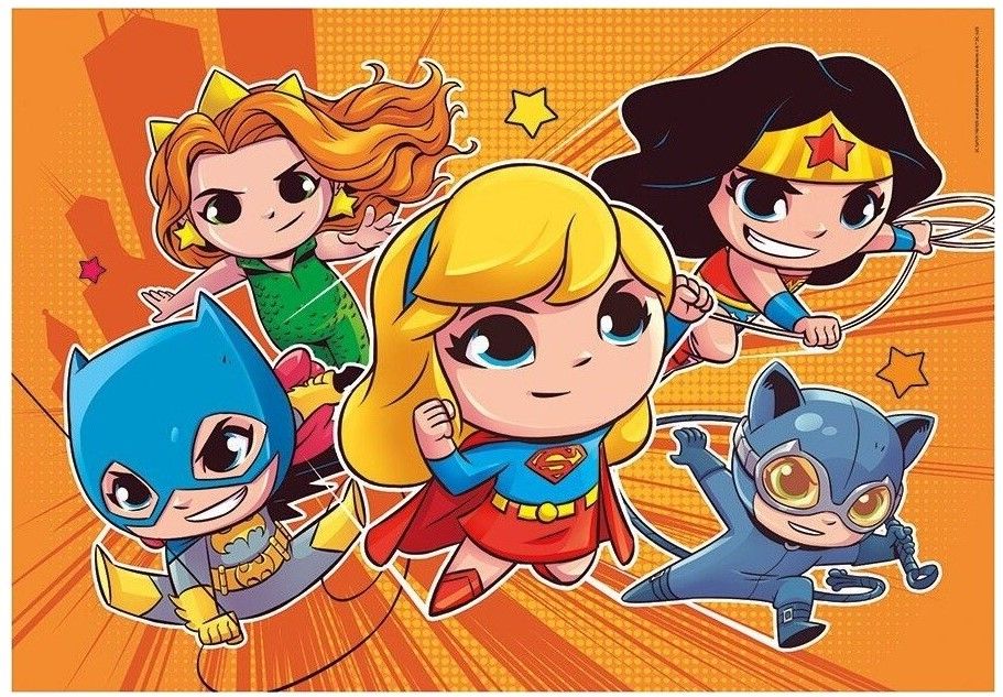 Clementoni children's puzzle of 2 x 60 pieces - DC Comics: Super Friends