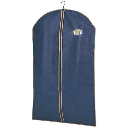 CLOTHES COVER WITH ZIPPER 65X100CM BLUE ORDINETT TNT Blue - Продукти за съхранение и организация на дрехи<<<Домашни