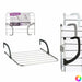 Clothes Line Kipit White Silver Light grey Dark grey Aluminium Plastic 63 x 3 x 50 cm 62,5 x 50 x 16,5 cm 62,5 x 3 x 50