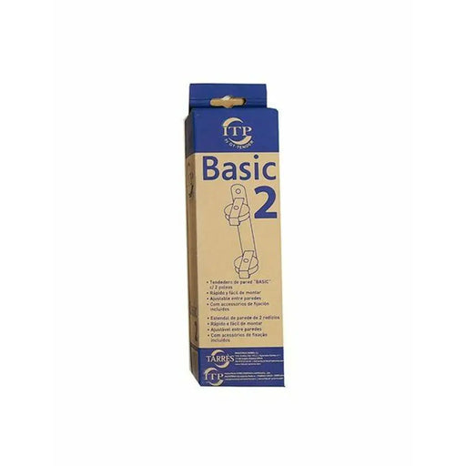 Clothes Line Tarrés Basic 2 Pulleys White Wall 25 x 5 x 5 cm - Почистване Прахосмукачки И Гладене<<<Дом