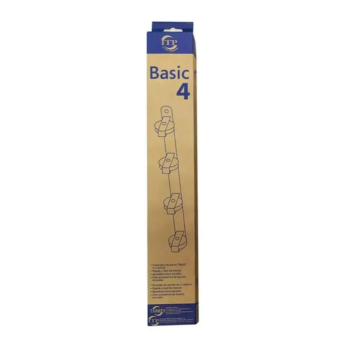 Clothes Line Tarrés Basic 4 Pulleys White Wall Iron Epoxi 47 x 5 x 5 cm - Почистване Прахосмукачки И Гладене<<<Дом