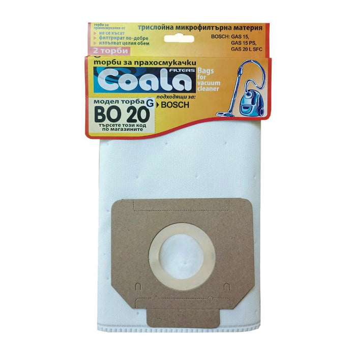 VACUUM CLEANER BAGS SYNTHETIC 2 PCS COALA BO20-G
