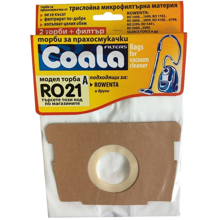 VACUUM CLEANER BAGS COALA 2 PCS ROVENTA COALA RO21 3 PCS