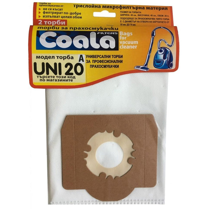 VACUUM CLEANER BAGS COALA UNI 20-A