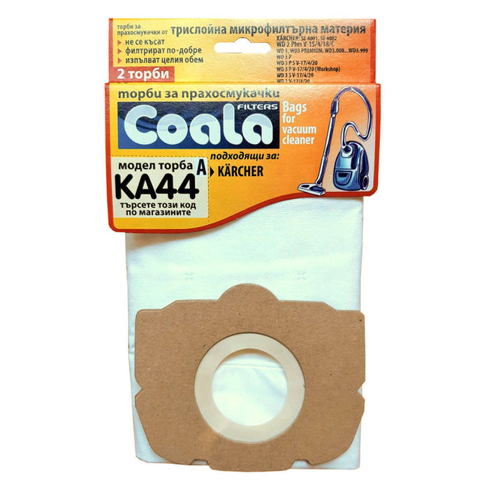 VACUUM CLEANER BAGS COALA KA44-A 2 PCS