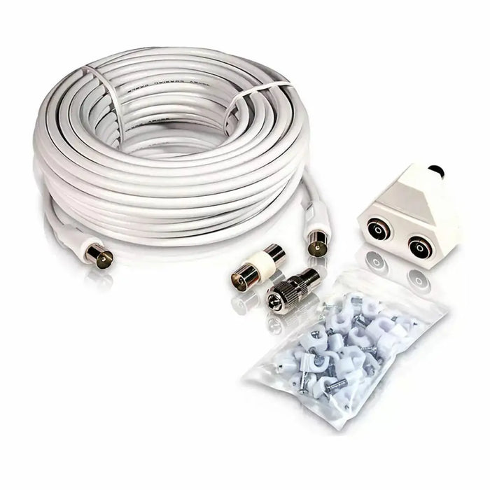 Coaxial TV Antenna Cable Philips SWV2209W/10 Copper 15 m - Електроника Телевизори<<<Компютри|