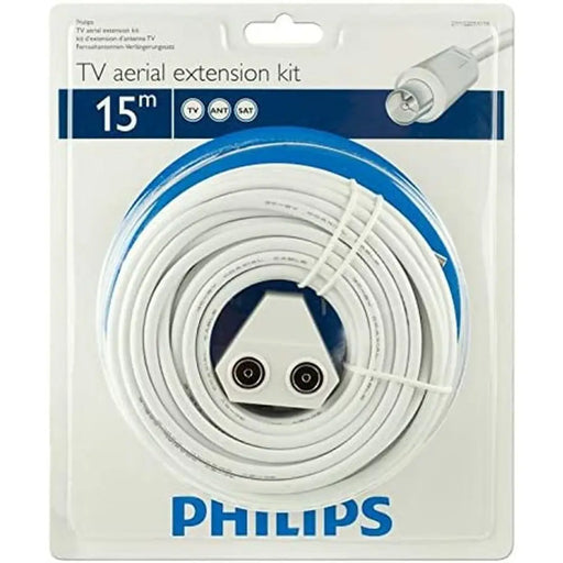 Coaxial TV Antenna Cable Philips SWV2209W/10 Copper 15 m - Електроника Телевизори<<<Компютри|