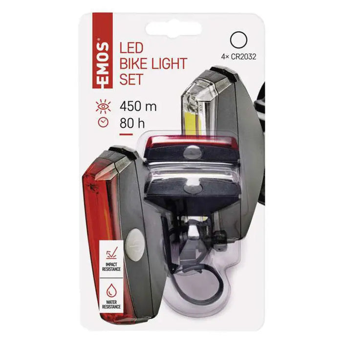 COB LED BICYCLE LIGHT KIT IP43 EMOS - Аксесоари за велосипеди<<<Велосипеди и аксесоари<<<Авто и