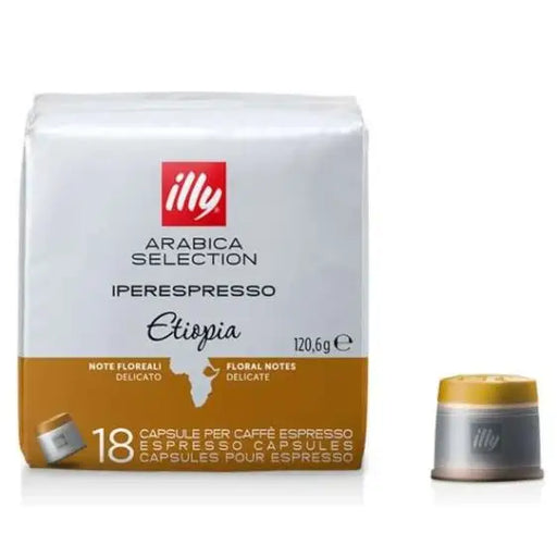 Coffee capsules ILLY iperEspresso Arabica Selection Ethiopia - 18 pieces - Кафе<<<Кафемашини<<<Малки