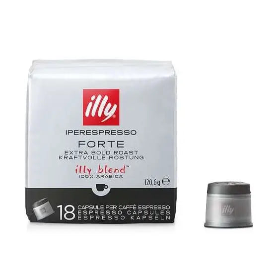 Coffee capsules ILLY iperEspresso Forte - 18 pieces - Кафе<<<Кафемашини<<<Малки електроуреди<<<TechnoMix