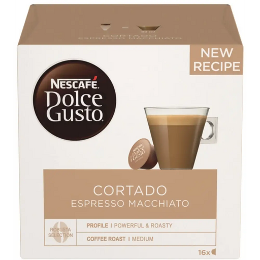 Coffee capsules NESCAFE Dolce Gusto Cortado Espresso Macchiato 16 drinks - Кафе и аксесоари<<<Кафемашини<<<Малки