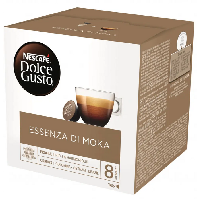 Coffee capsules NESCAFE Dolce Gusto Essenza Di Moka 16 drinks - Кафе и аксесоари<<<Кафемашини<<<Малки