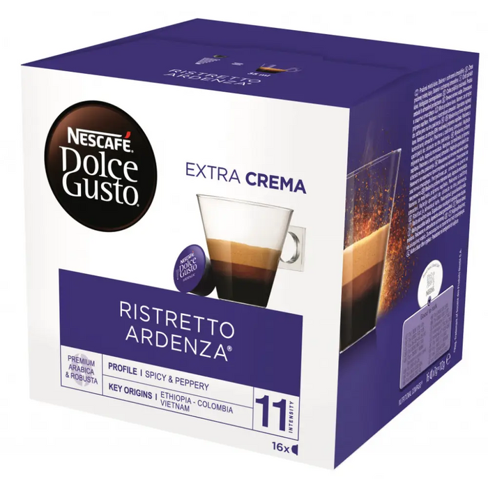 Coffee capsules NESCAFE Dolce Gusto Ristretto Ardenza 16 drinks - Кафе и аксесоари<<<Кафемашини<<<Малки