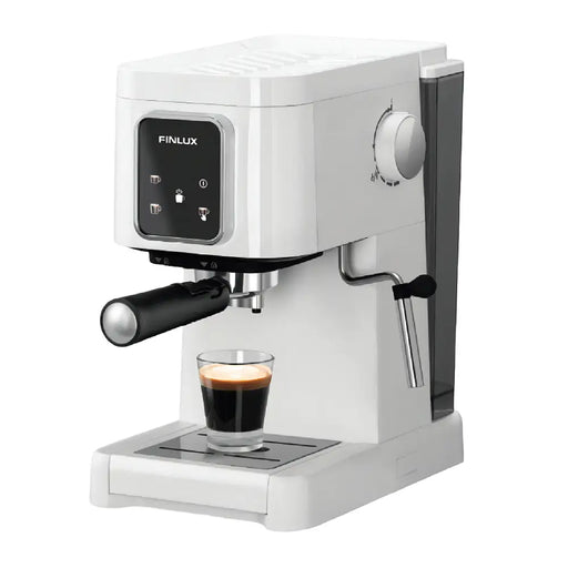 Coffee machine Finlux FEM-1697 White - Кафемашини<<<Кафемашини и кафеавтомати<<<Малки електроуреди за дома<<<ZoraSite