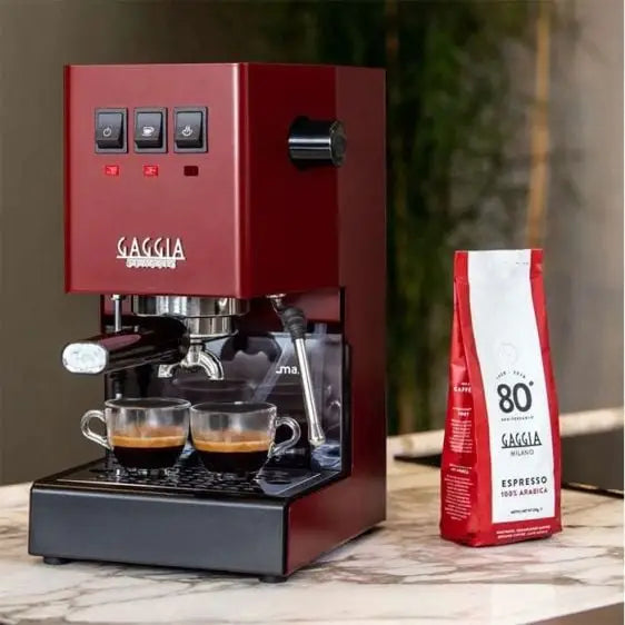 Coffee machine GAGGIA Classic E24 Cherry Red RI9481/12 - Кафемашини еспресо<<<Кафемашини<<<Малки