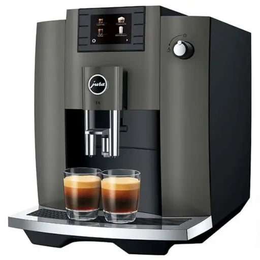 Coffee machine JURA E6 Dark Inox (EC) 15439 - Кафеавтомати<<<Кафемашини<<<Малки електроуреди<<<TechnoMix&&&Coffee