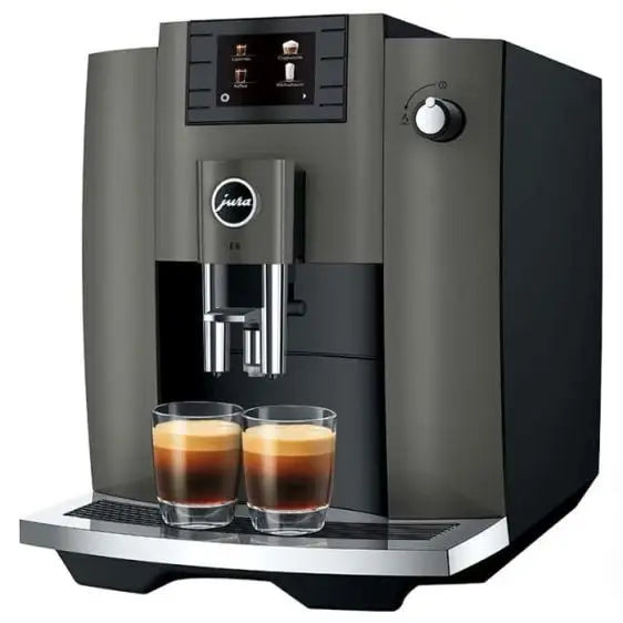 Coffee machine JURA E6 Dark Inox (EC) 15439 - Кафеавтомати<<<Кафемашини<<<Малки електроуреди<<<TechnoMix&&&Coffee