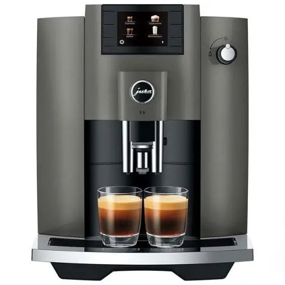 Coffee machine JURA E6 Dark Inox (EC) 15439 - Кафеавтомати<<<Кафемашини<<<Малки електроуреди<<<TechnoMix&&&Coffee