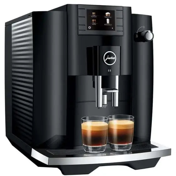 Coffee machine JURA E6 Piano Black (EC) 15437 - Кафеавтомати<<<Кафемашини<<<Малки електроуреди<<<TechnoMix&&&Coffee