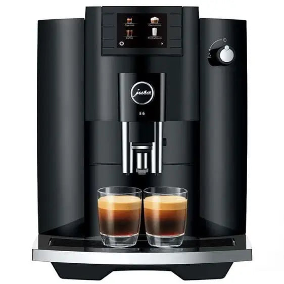 Coffee machine JURA E6 Piano Black (EC) 15437 - Кафеавтомати<<<Кафемашини<<<Малки електроуреди<<<TechnoMix&&&Coffee