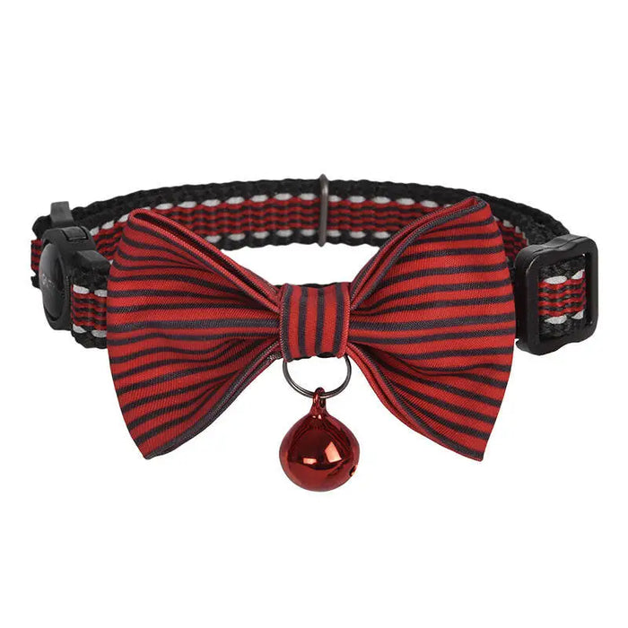 Collar set Dogness for cats 2 pcs (Daisy Black/Waterproof Red) - Walking and transportation<<<Pets<<<InnproXML
