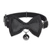 Collar set Dogness for cats 2 pcs (Genuine Leather Red/Fiber Black) - Walking and transportation<<<Pets<<<InnproXML