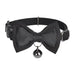 Collar set Dogness for cats 2 pcs (Genuine Leather Red/Fiber Black) - Walking and transportation<<<Pets<<<InnproXML