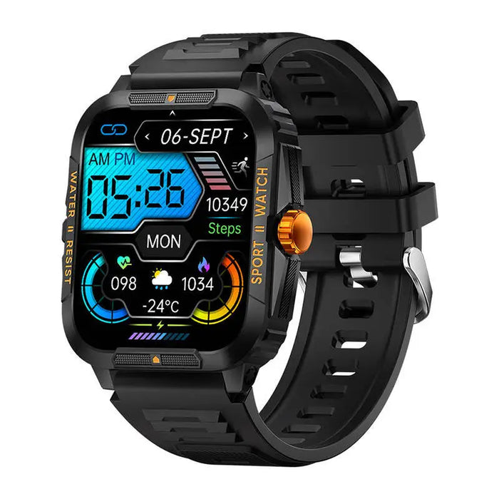 Colmi P76 smartwatch (black and orange) - Smartwatches<<<Smartwatches<<<InnproXML