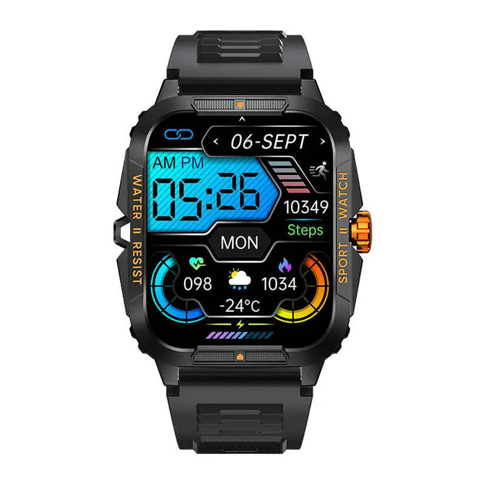 Colmi P76 smartwatch (black and orange) - Smartwatches<<<Smartwatches<<<InnproXML