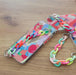 Color Chain Case gel flexible elastic case cover with a chain pendant for iPhone 12 multicolour - Cell phone cases