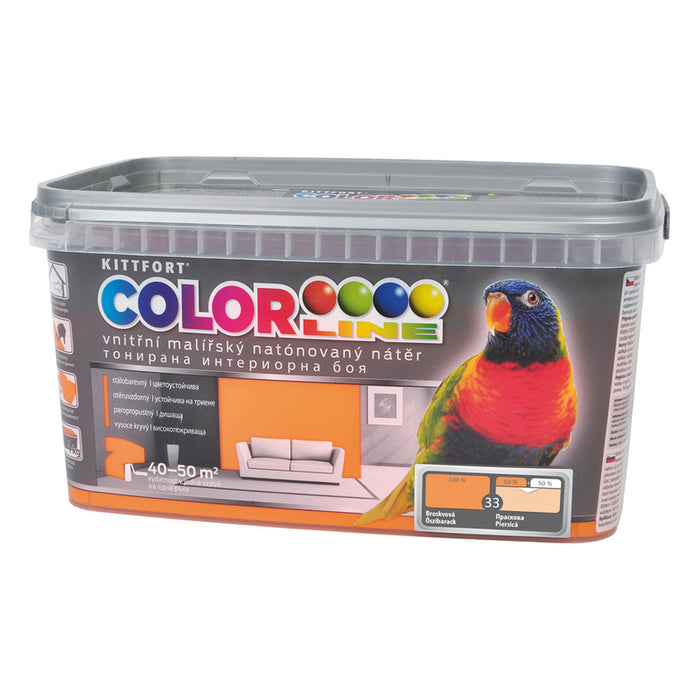 COLOR LATEX PEACH 4 KG COLOR LINE