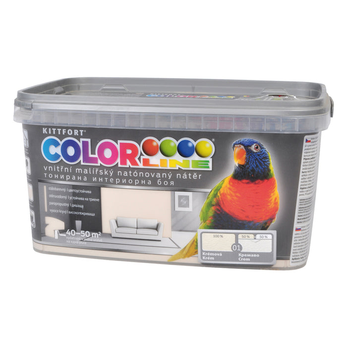 COLOR LATEX COLOR CREAM 4 KG COLOR LINE