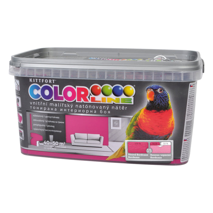COLORED LATEX WINE RED 4 KG COLOR LINE