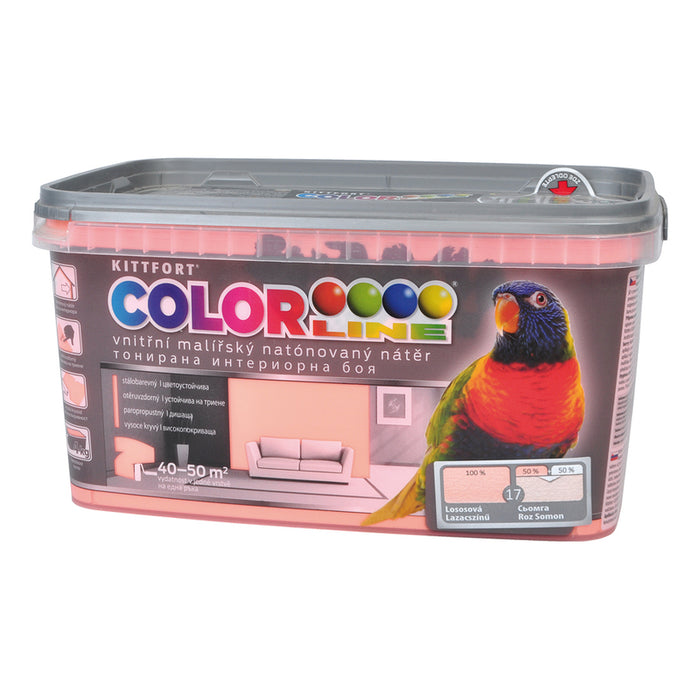 COLOR LATEX SALMON COLOR 4 KG COLOR LINE