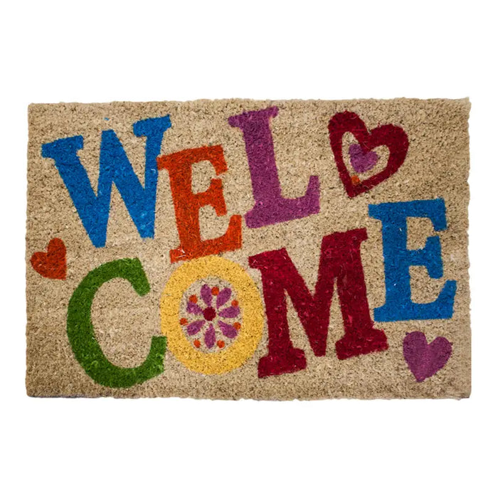 COLORED SQUEEGEE 40X60 CM WELCOME - Изтривалки<<<Мебели и интериор<<<Praktiker