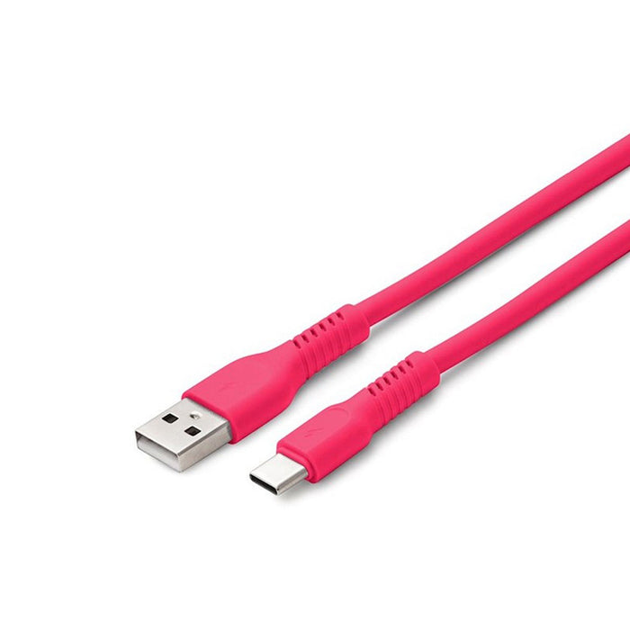 CABLE COLORUM USB-A TO USB-C 1.8M RED