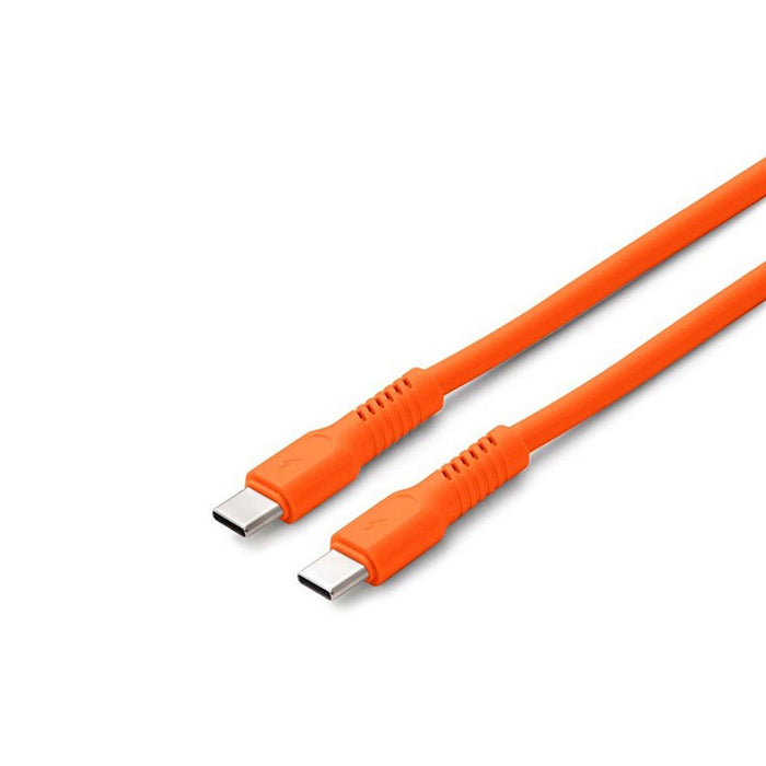 CABLE COLORUM USB-C TO USB-C 1.8M ORANGE
