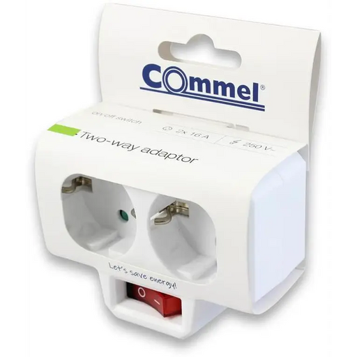 Commel C240-305 socket adapter - Адаптери<<<Аксесоари за телевизори<<<Аксесоари<<<TechMart
