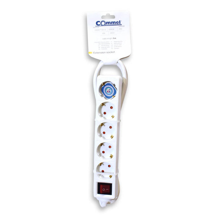 SPLITTER 5 SOCKETS WRENCH 3 M WHITE COMMEL