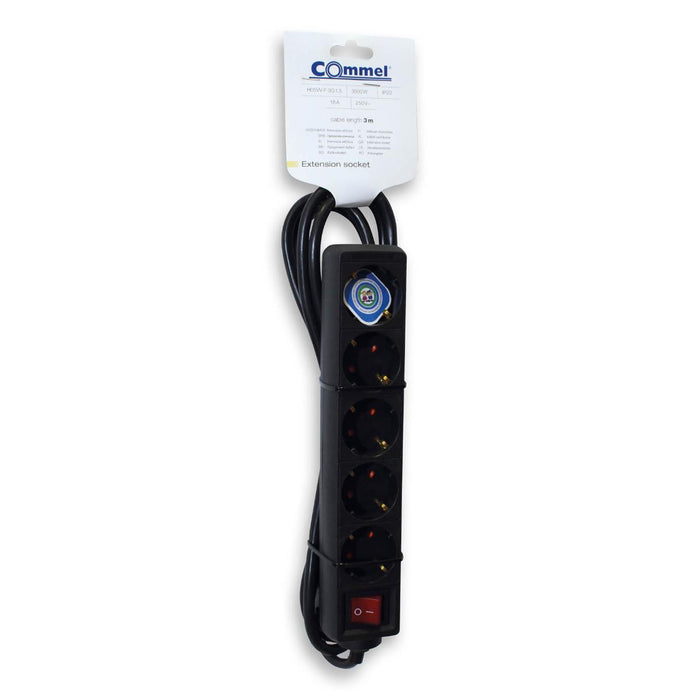 SPLITTER 5 SOCKETS WRENCH 3M BLACK COMMEL