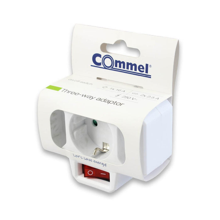 CONTACT ADAPTER WHITE WITH COMMEL KEY