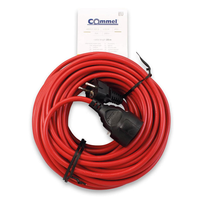 EXTENSION 25M 3G1.5MM2 RED COMMEL
