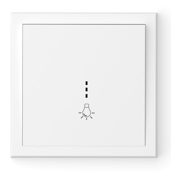 BUTTON WITH A FRAME WHITE COMMEL