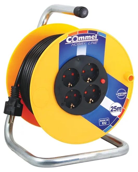 REEL 25M IP2 16A 250V 3G1.5MM2 4 SHUKO