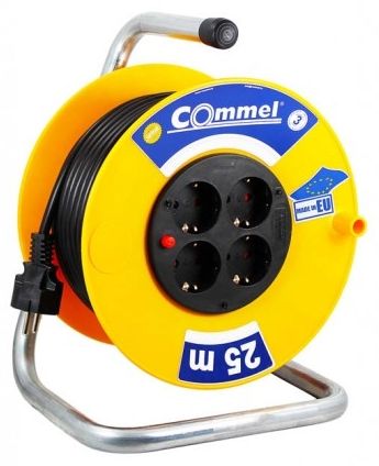 REEL 25M IP2 16A 250V 3G1.5MM2 4 SHUKO