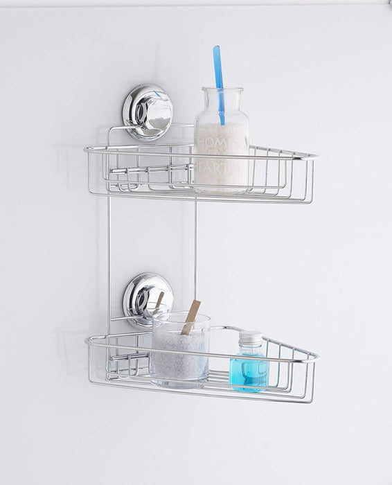 2-TIER CORNER SHELF BESTLOCK BATH